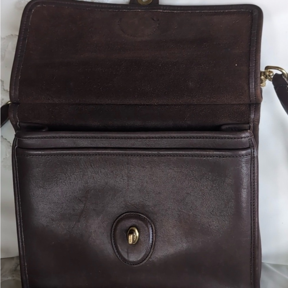 Vintage Coach Willis 2227 Satchel Crossbody Handbag brown - Picture 9 of 14